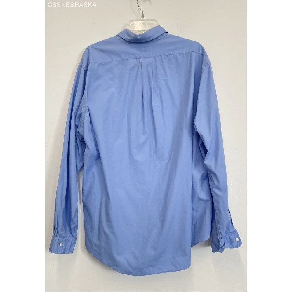 Polo Ralph‎ Lauren Blue long-sleeve button-down shirt. - Size XXL